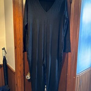 Smash & Tess Black V-Neck Long Sleeve Romper